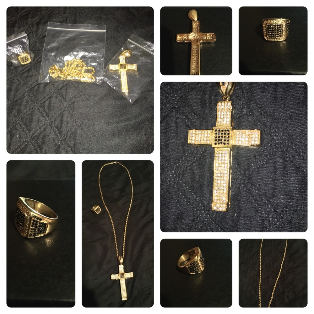Men 3 piece Jewelry Set